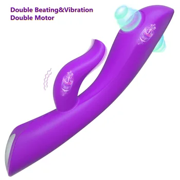 Dvišalių Antausiai ir Bakstelėję Moterų Vibratorius Sprogstamųjų Naujas Klitorio Masturbacija Prietaiso Sekso Mašina Porą Flirtuoti Vibratorius