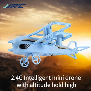 Elektrinis Mini RC Lėktuvo JJRC H95 360 Laipsnių Roll 2.4 G Nuotolinio Valdymo Sklandytuvas Plokštumos drone Dvigubo sparno Orlaivio žaislai Drone vs H36