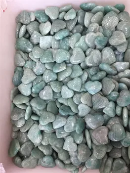 1 vnt karšto pardavimo 100% natūralus mėlyna amazonitas kristalų širdies reiki healing Madagaskaras širdies akmuo padaryti juvelyrika kaip dovanų