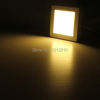 10vnt 9W 15W 25W AC85-265V Aikštėje Lubų Paviršius Sumontuotas LED Panel Šviesos fojė ir virtuvės studija, DHL/Fedex