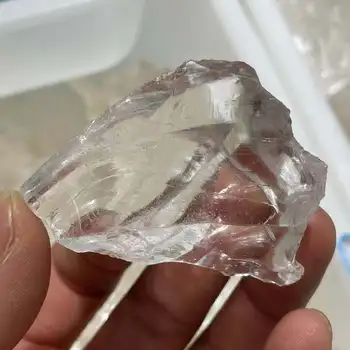 1pcs Natūralus baltas kvarco kristalo grubus perlas pavyzdys
