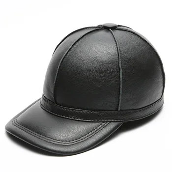 2021 nauja originali odinė beisbolo golf/sport kepurė hat vyrų žiemą šilta, nauja karvės odos newsboy kepurės skrybėlės