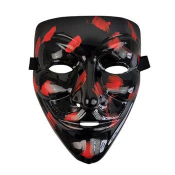 50 Vnt. Naujų Juodosios V for Vendetta Mask Cosplay Kostiumų Aksesuaras Anoniminiai Kino Guy Fawkes Helovinas Maskuotis Šalis Siaubo Kaukė