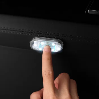 Automobilio LED Touch Žibintai Belaidžio Interjero Šviesos Auto Stogo Lubų Skaitymo Lempos, Durys, Pėdų, Liemens Laikymo Dėžutė, USB Įkrovimas