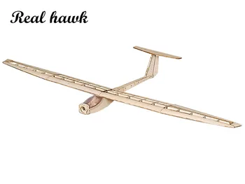Balsawood Lėktuvo Modelį, pjovimas Lazeriu Sklandytuvas Elektros Energijos Griffin 1550mm Sparnų Kūrimo Rinkinys Woodiness modelis /MEDIENOS, PLOKŠTUMOS