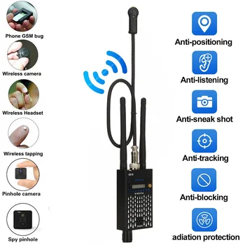 G618W G318 Anti Spy Belaidžio RD ryšio Signalų Detektorius Klaidą GSM, GPS Sekimo Kamera slapto pasiklausymo Įrenginys Profesinės Signalų Ieškiklis