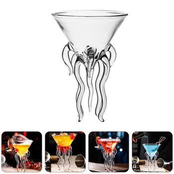 Glassescup Cocktailgoblet Martini Šampano Aštuonkojai Puodeliai Kūrybos Viskis Geriamas Gėrimas 