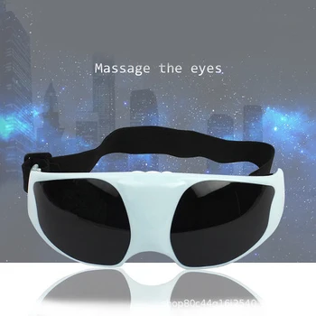 Grožio Akių Massager Electric Eye Massager Stabdžių Juodos Spalvos Akių Vibracijos Magnetinio Šilumos Terapija, Masažo Prietaisas Veido Priežiūra