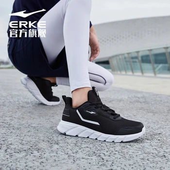 Hongxing Erke naujo dilimui lengvi sportiniai bateliai pavasarį 2022 vyrų patogus paminkštinimas bėgimo bateliai