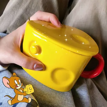 Juokinga ins kūrybos sūris puodelis asmenybės animacinių filmų kavos puodelio pusryčiai pieno taurė cartoon mielas