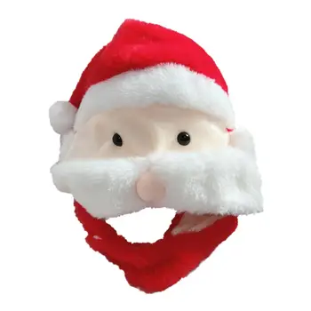 Juokingas Kalėdų Pliušinis Skrybėlę Unisex Naujovė Kalėdų Skrybėlę Patogus Foto Prop Dovana galvos Apdangalai Šalies Fancy Dress Cosplay Kostiumas