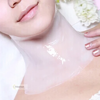Kolageno Kristalų Kaklo Kaukė Moterų balinimo Anti-Senėjimo Kaukę grožio sveikatos išrūgų baltymai Drėkina asmens Kaklo odos priežiūra