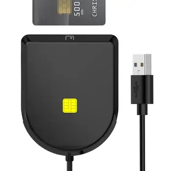 Kortelių Skaitytuvas DOD USB 2.0 Bendrą Prieigą CAC Smart Card Reader SIM Kortelės/IC Banko Lusto Kortelių Skaitytuvas, Suderinamas Su 