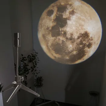 LED Mėnulis Žemės Projektoriaus Šviesos Mergina Stalo Lempa Foto Atmosferą Naktį Šviesos Namuose Miegamasis Papuošalai Dovana Prekes