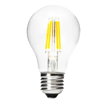 Leadleds Derliaus E27 LED lemputės bombillas A60 4W 6W 8W LED edisonas, Kaitinamosios lempos lampadas lygiavertis 40W 60W 80W kaitrinę