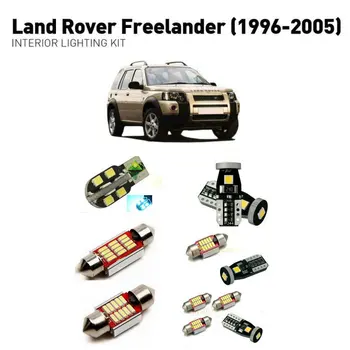 Led vidaus apšvietimas Land Rover rover freelander 1996-2005 13pc Led Žibintai, Automobilių apšvietimo komplektas, automobilių lemputės Canbus