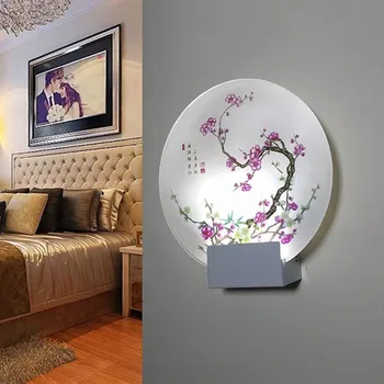 Modernus Gėlių LED Sienos Lempos Patalpų Sconce Gyvenimo Kambario, Miegamasis Eilėje Koridoriaus Sienoje Šviesos Namų Dekoracijos