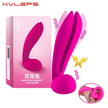 Naujas Rabbit Vibratorius Stimuliuojantis Antgalis Masažas, G-spot Klitorio Suaugusiųjų Sekso Žaislai Masturbacija Malonumą Moterims
