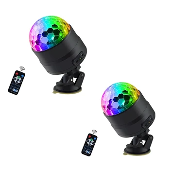 USB LED Juosta Etape RGB Mini DJ Disco Šviesos Kamuolys Garso Šalies Šviesos Projektorius Automobilių, Namų KTV Garso Aktyvuotas