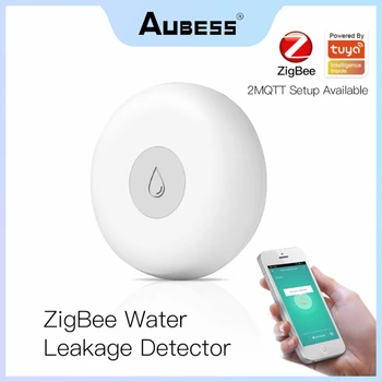 ZigBee 3.0 Vandens Nuotėkio Detektorius Potvynių Jutiklis Potvynių Perpildymo Įspėjimo Tuya/Smart Gyvenimo App Nuotolinio Valdymo Dirbti Su Alexa 