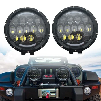 aukštos kokybės 7 colių 105W Apvalus LED Darbo Šviesos Hi Šviesų Dėl Jeep 4x4 Offroad Sunkvežimių, Traktorių, ATV, SUV Tolimosios šviesos Žibintas.