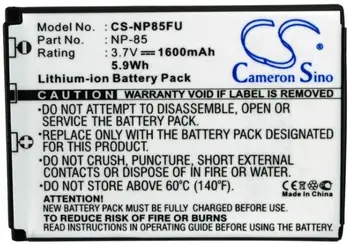 cameron kinijos 1600mah baterija FUJIFILM Finepix F305 SL1000 SL240 SL245 SL260 SL280 SL300 SL305 NP-85 Fotoaparato Baterijos