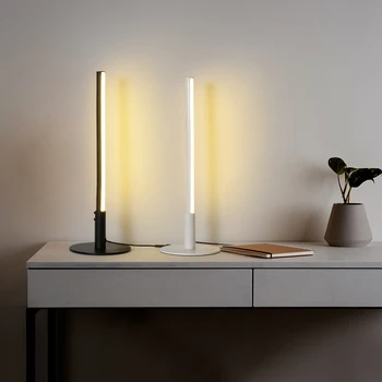 Šiuolaikinių LED Stalo lempa Ilgai Kabo Žibintai Paprasta Šiaurės Gyvenamasis Kambarys Sofos Fone Stalo lempa Miegamojo Lovos Grindų Lempos
