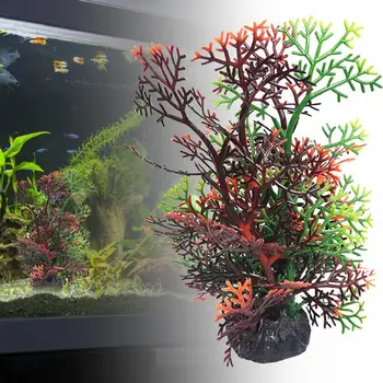 Žuvų Bakas Akvariumas Ornamentu Augalai Dirbtiniai Vandens Žolės Po Vandeniu Corallin Žuvų Bakas Kraštovaizdžio Puošimas Ornamentais, Priedai
